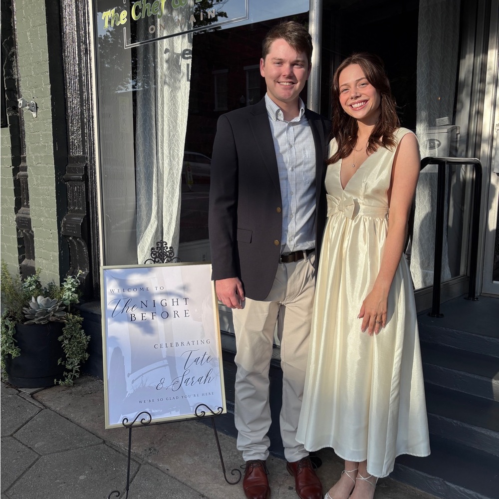 Lulu's Cream Midi Dress with Bow Detail - Picture 11 of 11